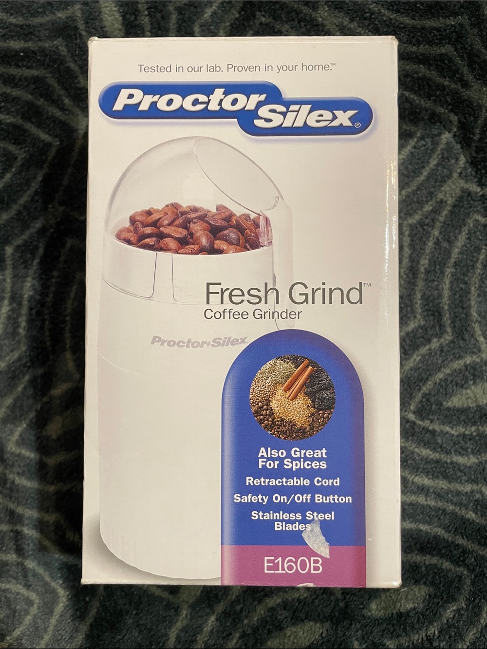 Proctor Silex Fresh Grind Coffee Grinder — White